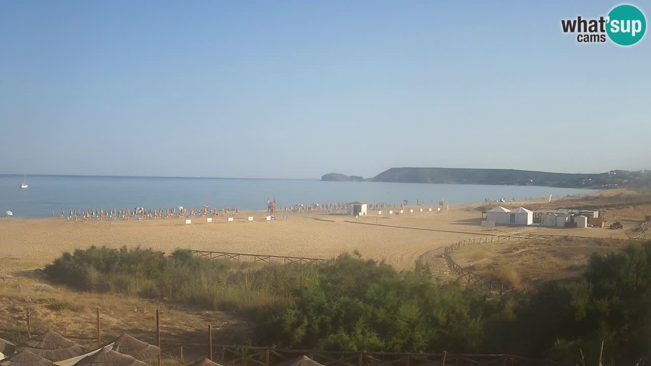 Webcam Torre dei Corsari – Vue en direct sur la plage depuis Punta Usai