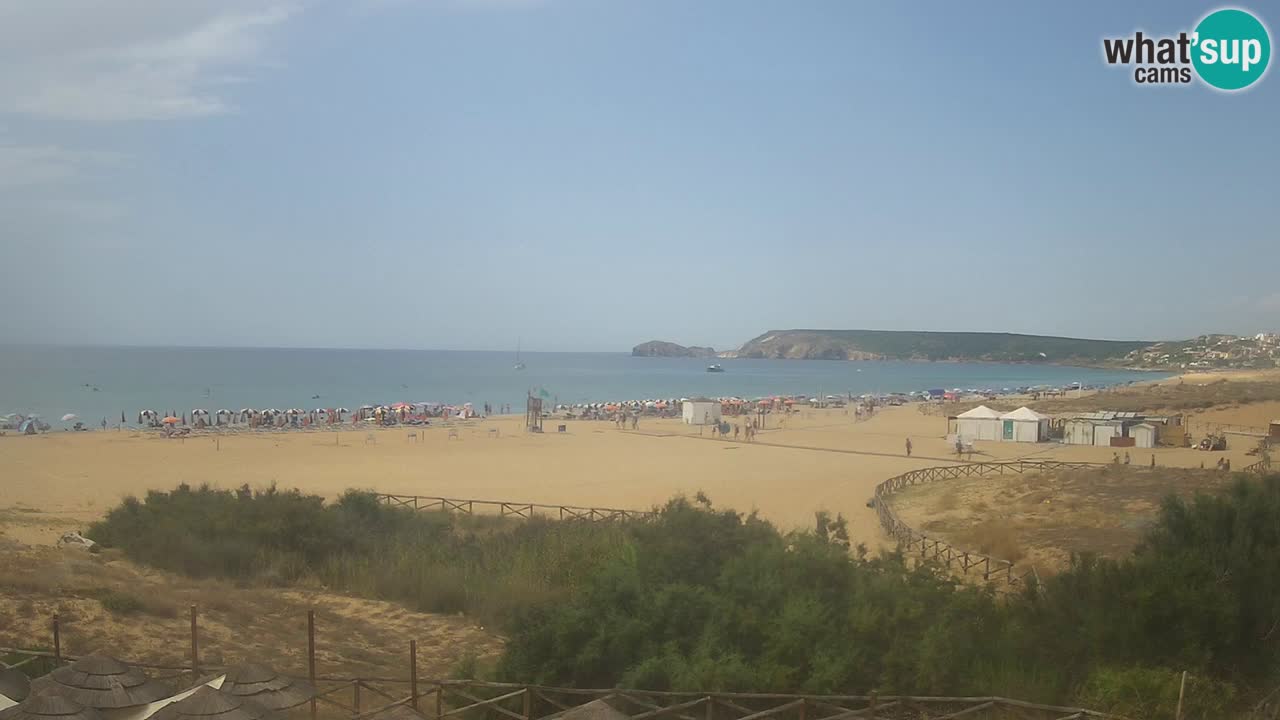 Cámara web Torre dei Corsari – Vista en directo de la playa desde Punta Usai