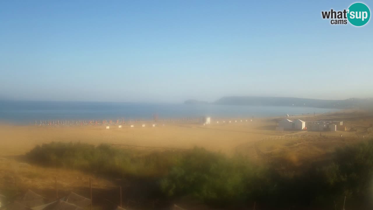 Webcam Torre dei Corsari – Live Beach View from Punta Usai