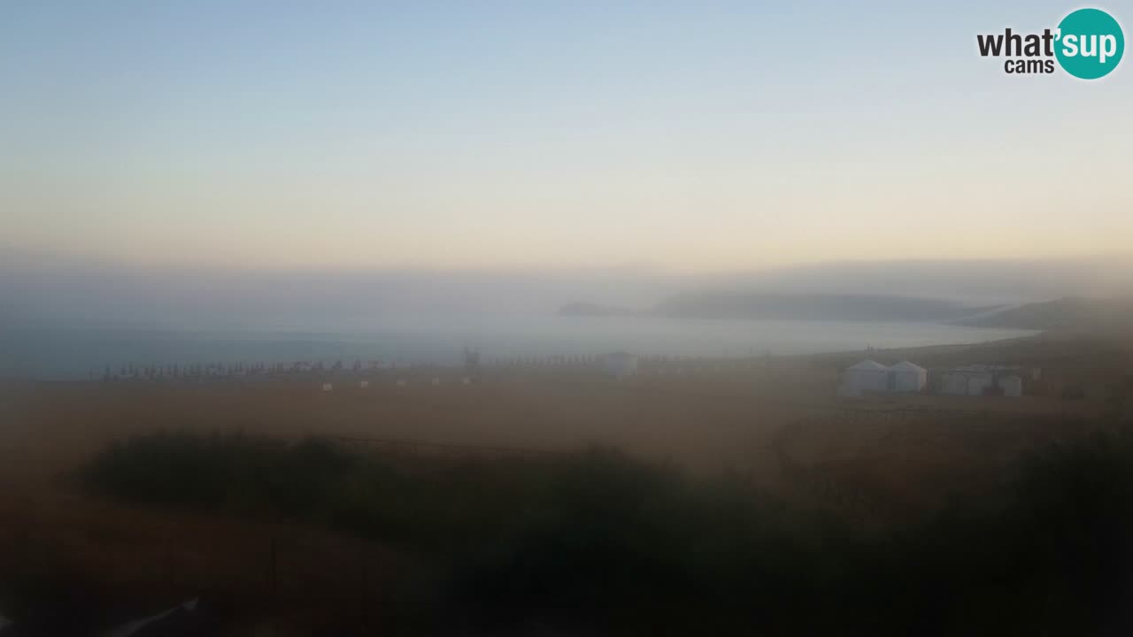 Cámara web Torre dei Corsari – Vista en directo de la playa desde Punta Usai