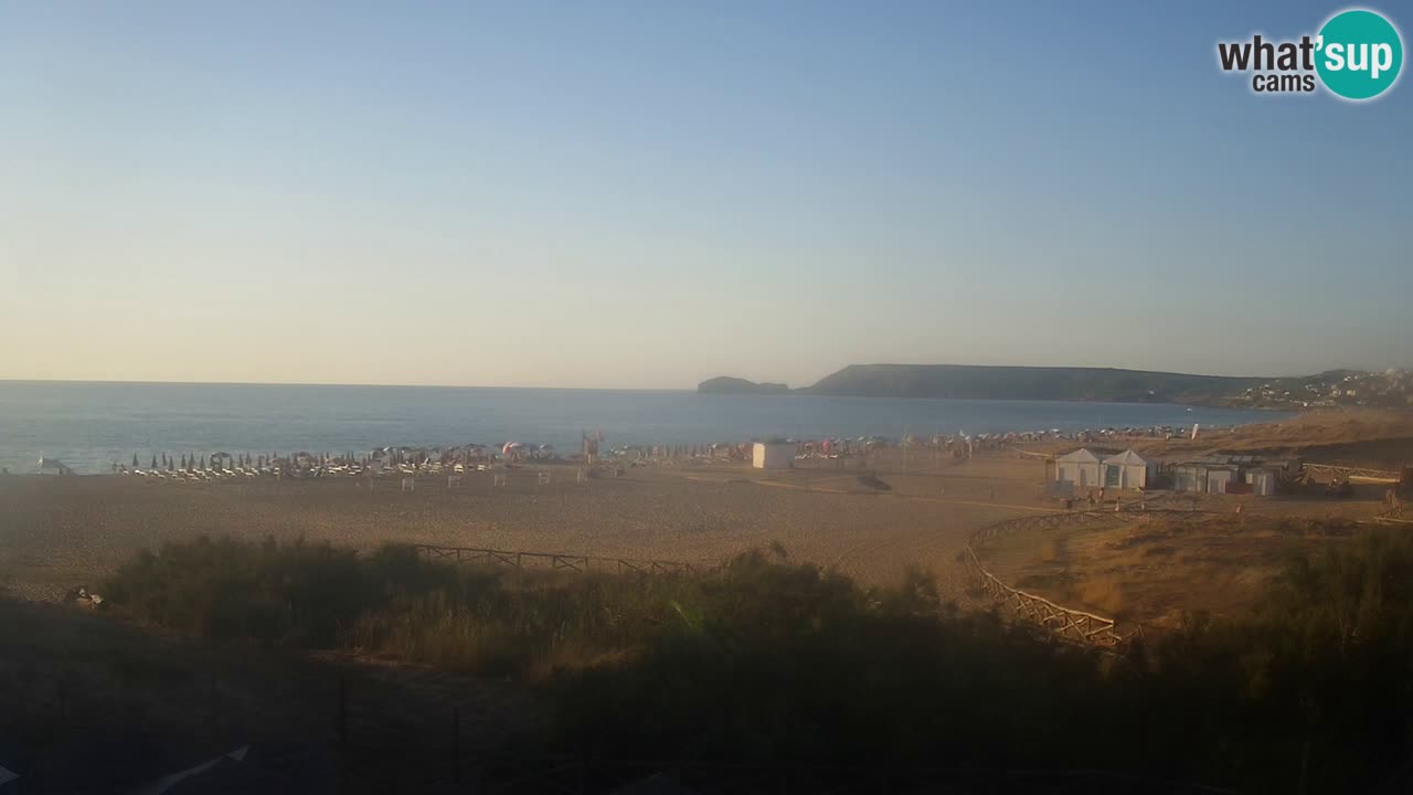 Cámara web Torre dei Corsari – Vista en directo de la playa desde Punta Usai