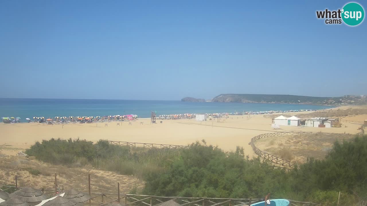 Webcam Torre dei Corsari – Vue en direct sur la plage depuis Punta Usai