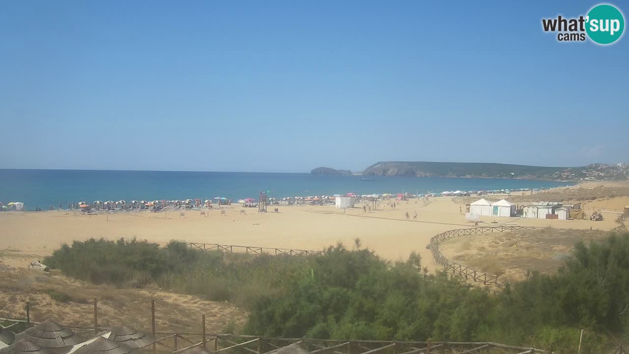 Webcam Torre dei Corsari – Live Beach View from Punta Usai