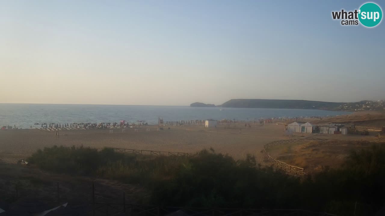 Webcam Torre dei Corsari – Vista live sulla spiaggia da Punta Usai