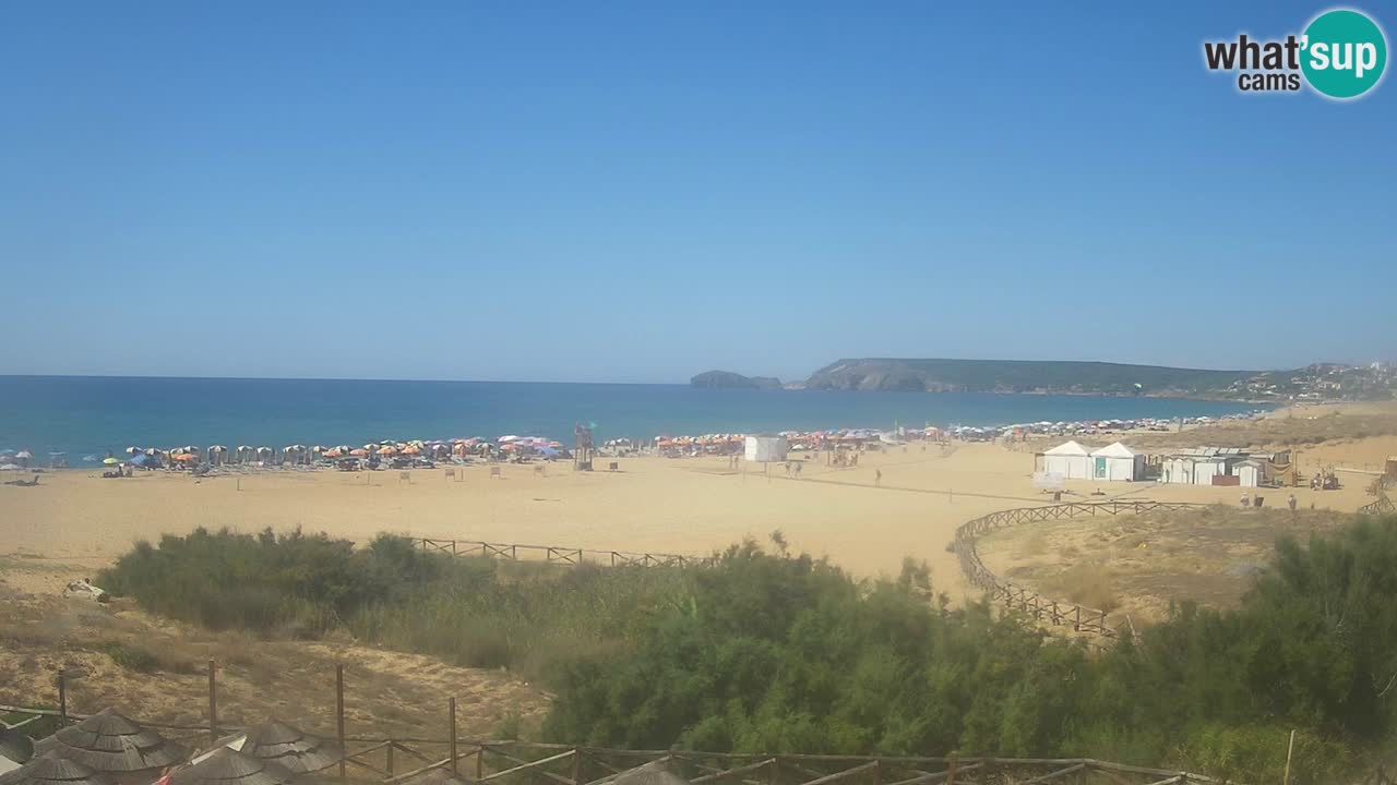 Cámara web Torre dei Corsari – Vista en directo de la playa desde Punta Usai