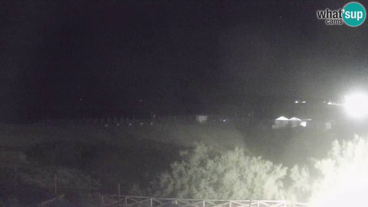Cámara web Torre dei Corsari – Vista en directo de la playa desde Punta Usai
