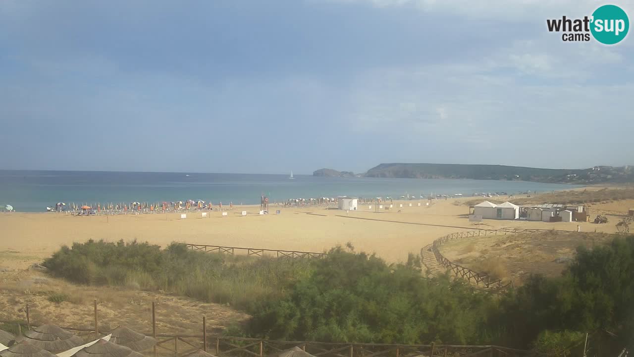 Cámara web Torre dei Corsari – Vista en directo de la playa desde Punta Usai