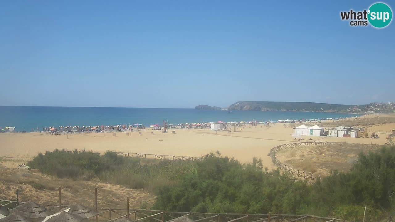 Webcam Torre dei Corsari – Vue en direct sur la plage depuis Punta Usai