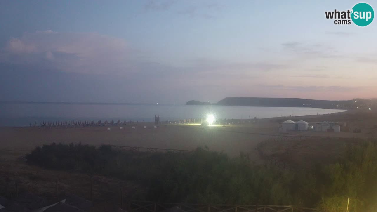 Cámara web Torre dei Corsari – Vista en directo de la playa desde Punta Usai