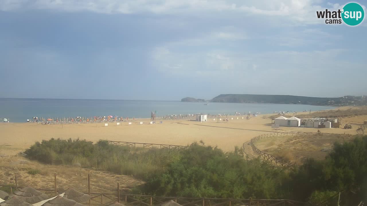 Webcam Torre dei Corsari – Vue en direct sur la plage depuis Punta Usai