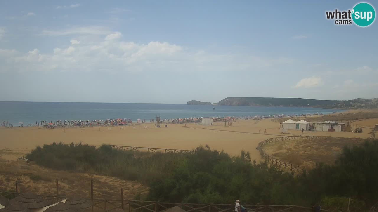 Cámara web Torre dei Corsari – Vista en directo de la playa desde Punta Usai