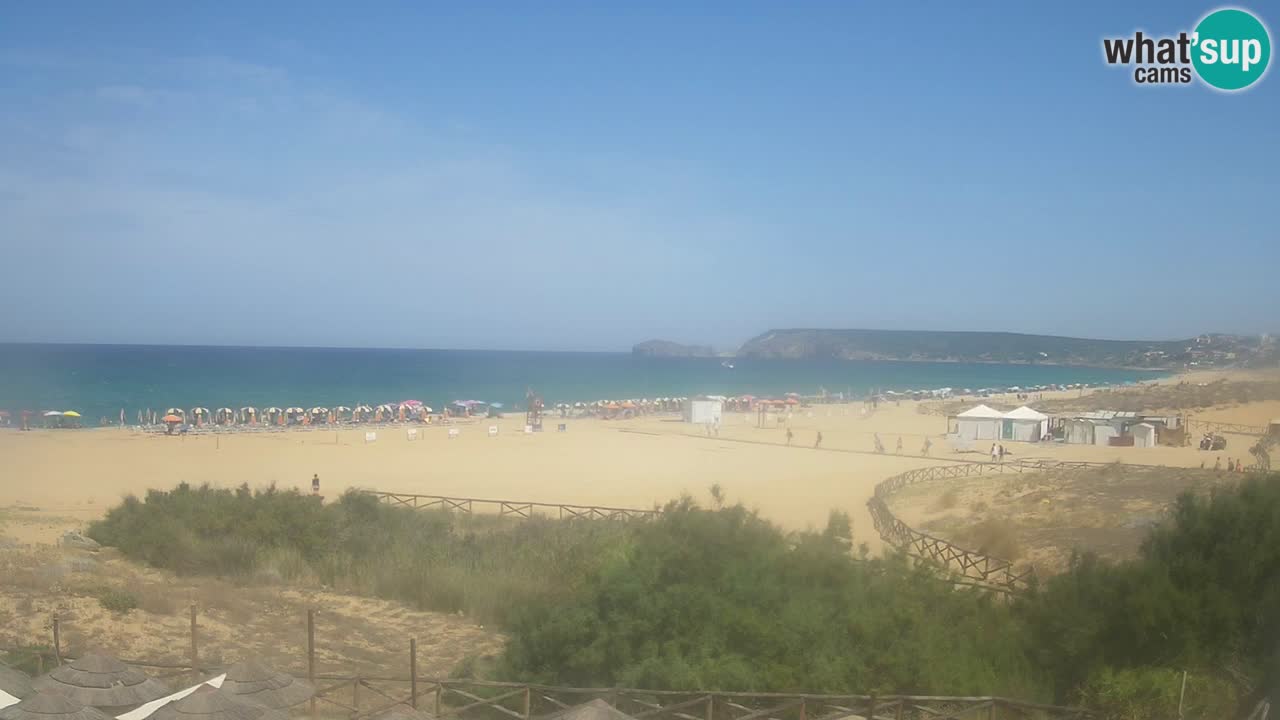 Webcam Torre dei Corsari – Vista live sulla spiaggia da Punta Usai