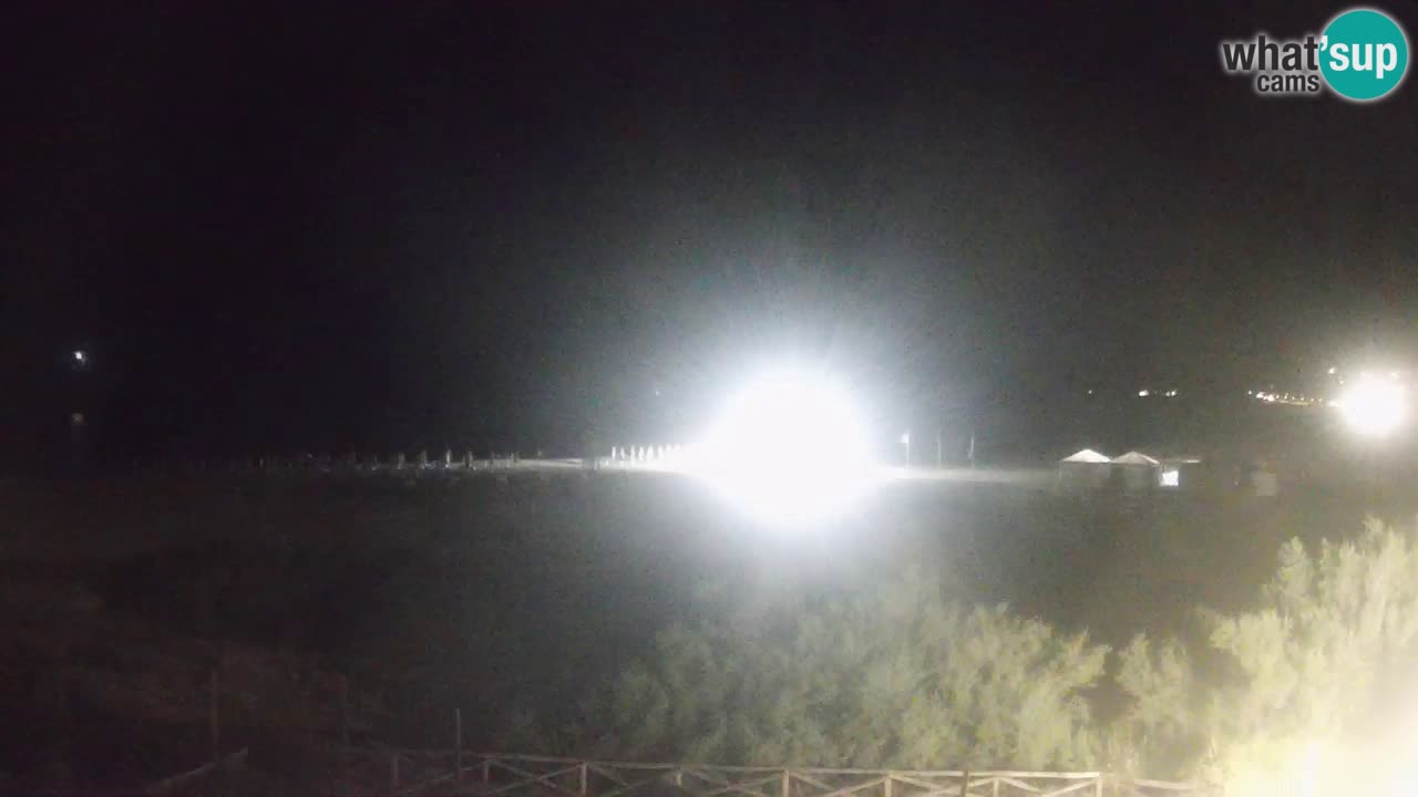 Webcam Torre dei Corsari – Vue en direct sur la plage depuis Punta Usai