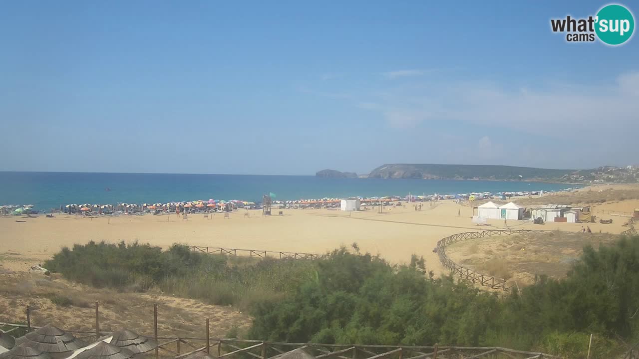 Webcam Torre dei Corsari – Vista live sulla spiaggia da Punta Usai