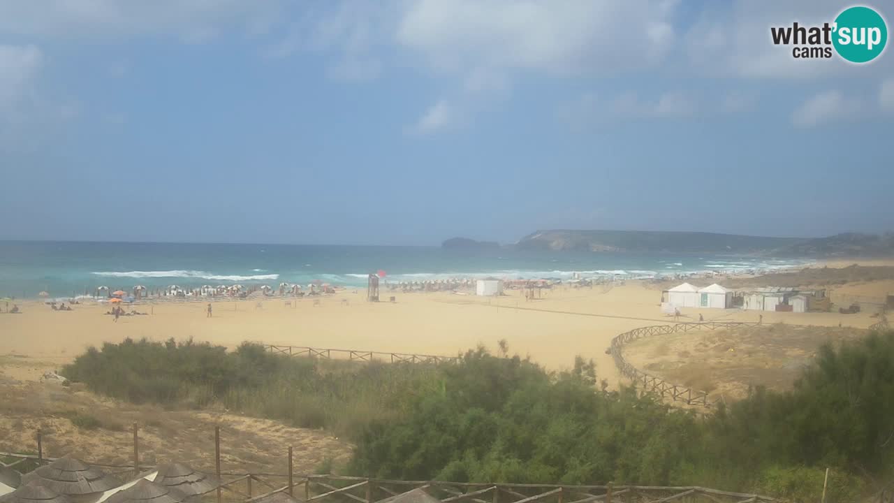 Webcam Torre dei Corsari – Vista live sulla spiaggia da Punta Usai