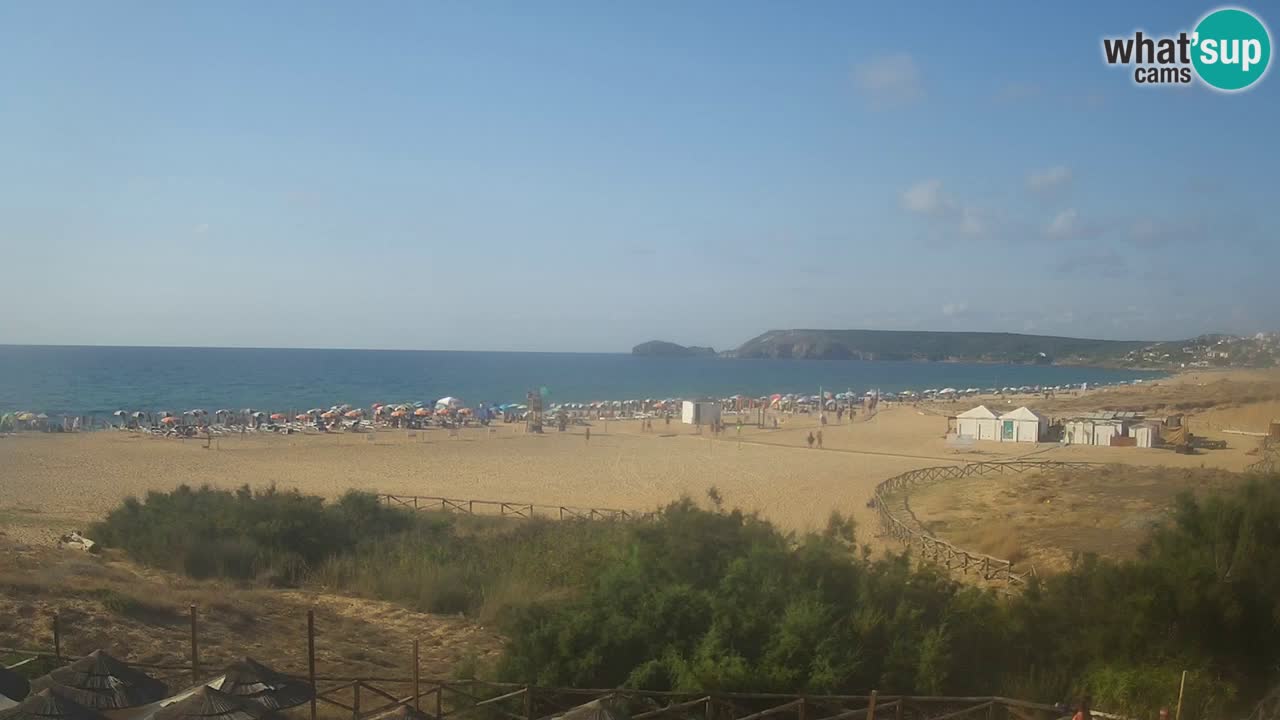 Webcam Torre dei Corsari – Vue en direct sur la plage depuis Punta Usai