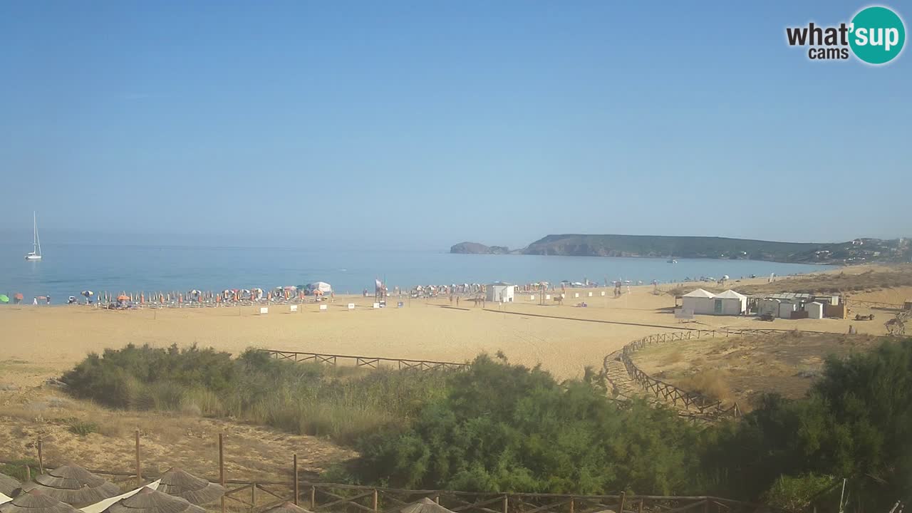 Webcam Torre dei Corsari – Live Beach View from Punta Usai