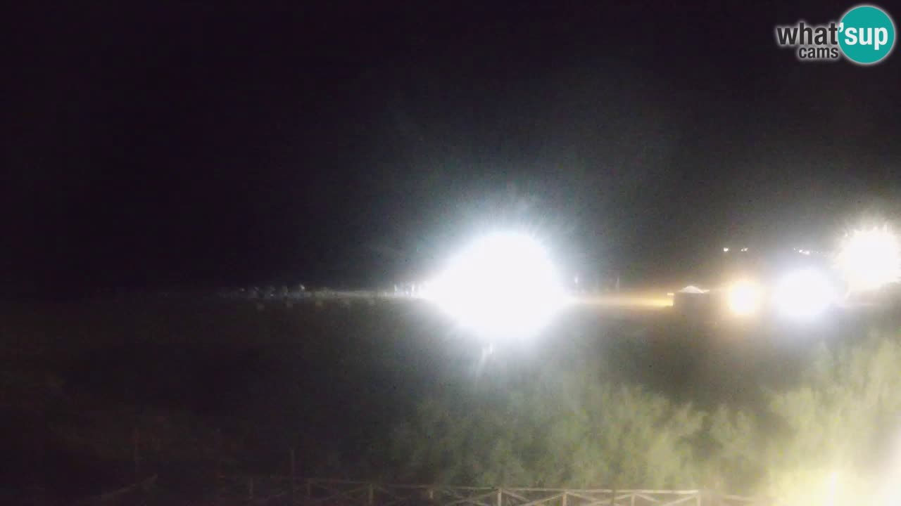 Webcam Torre dei Corsari – Vista live sulla spiaggia da Punta Usai