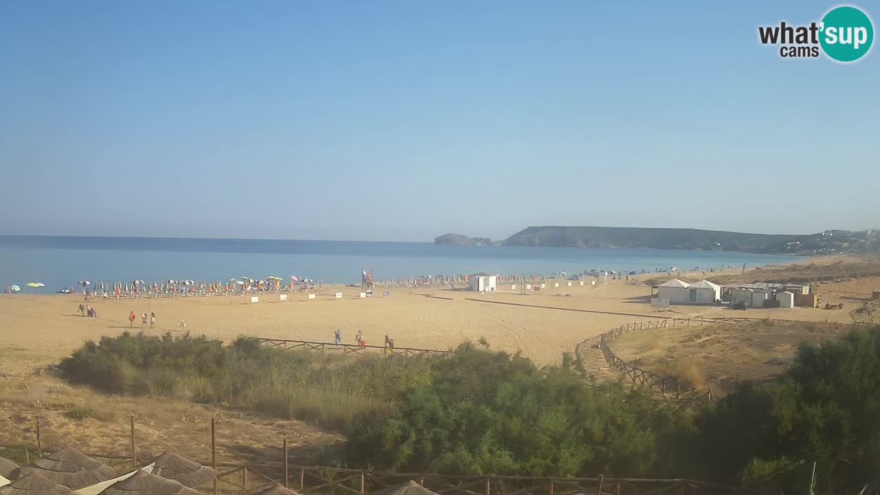 Cámara web Torre dei Corsari – Vista en directo de la playa desde Punta Usai