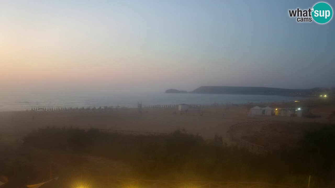 Cámara web Torre dei Corsari – Vista en directo de la playa desde Punta Usai