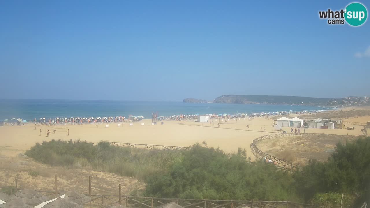 Webcam Torre dei Corsari – Liveblick auf den Strand von Punta Usai