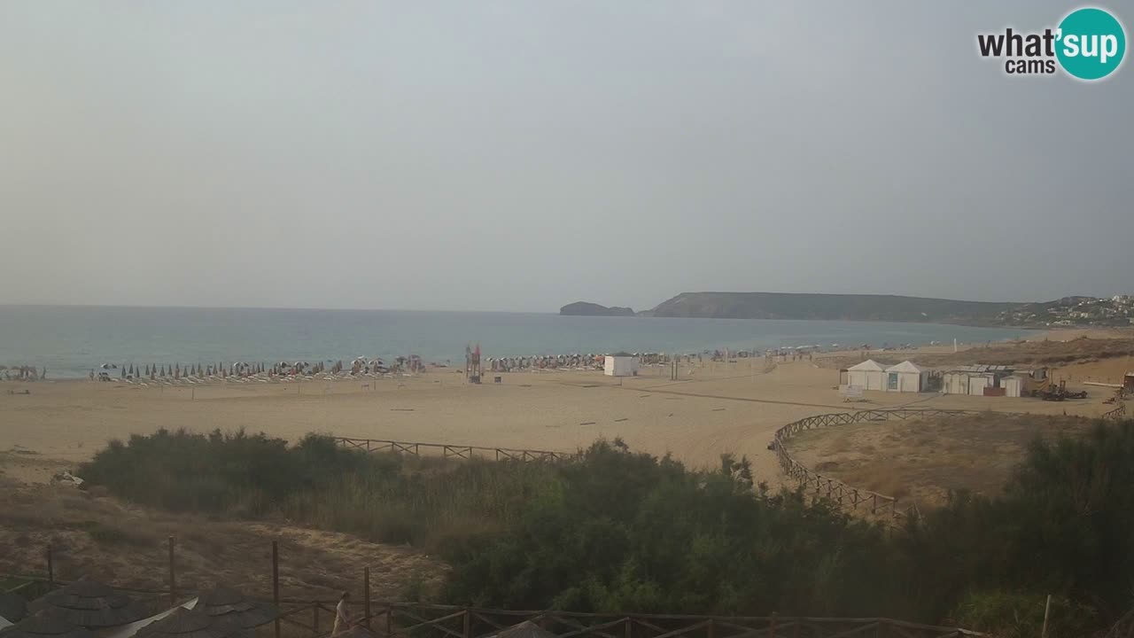 Cámara web Torre dei Corsari – Vista en directo de la playa desde Punta Usai