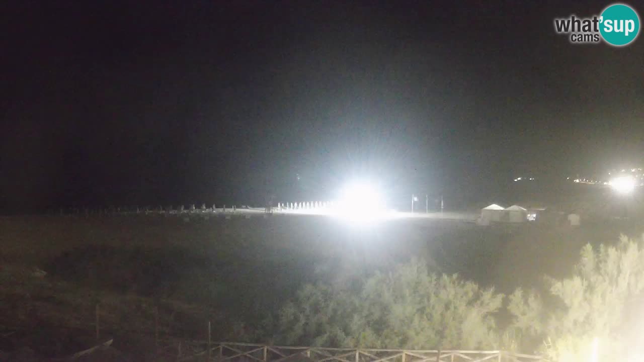 Cámara web Torre dei Corsari – Vista en directo de la playa desde Punta Usai