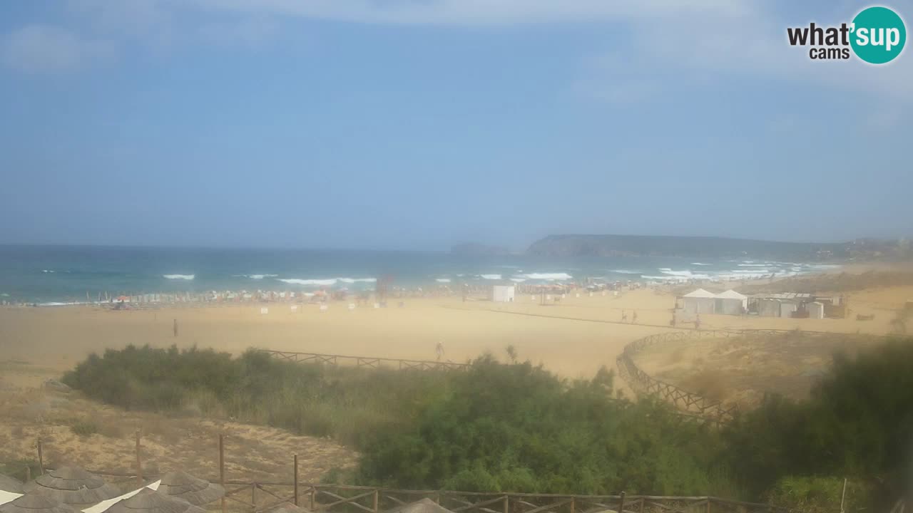 Webcam Torre dei Corsari – Liveblick auf den Strand von Punta Usai