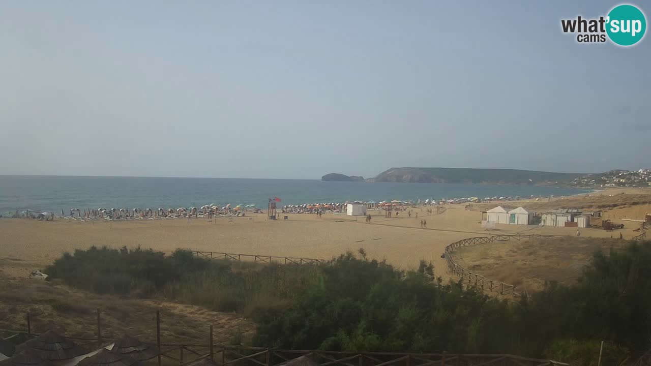 Web kamera Torre dei Corsari – Pogled uživo na plažu s Punta Usai