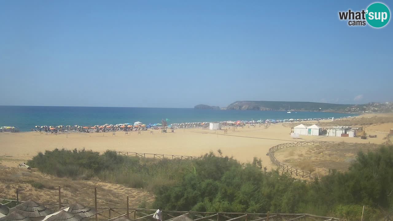 Webcam Torre dei Corsari – Vista live sulla spiaggia da Punta Usai