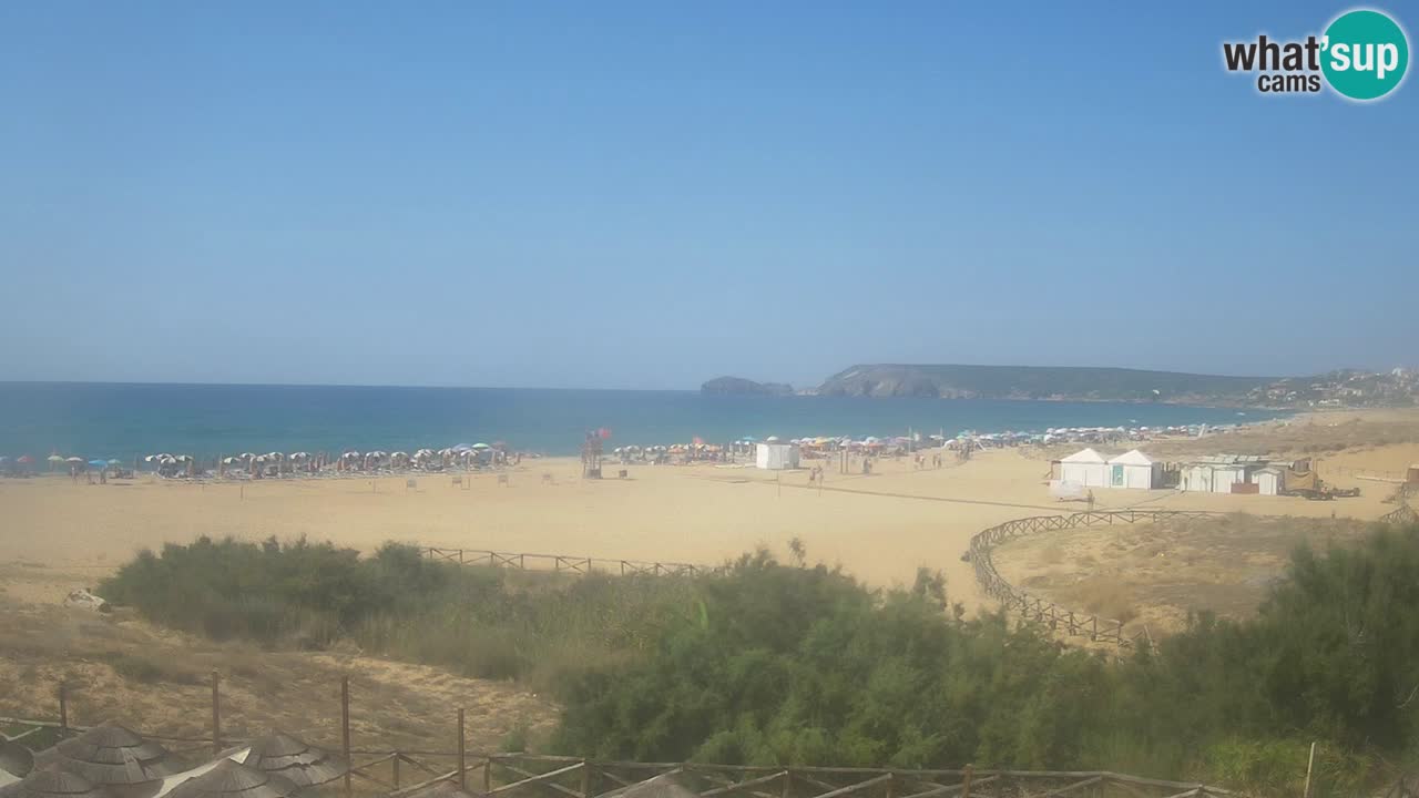 Webcam Torre dei Corsari – Vue en direct sur la plage depuis Punta Usai