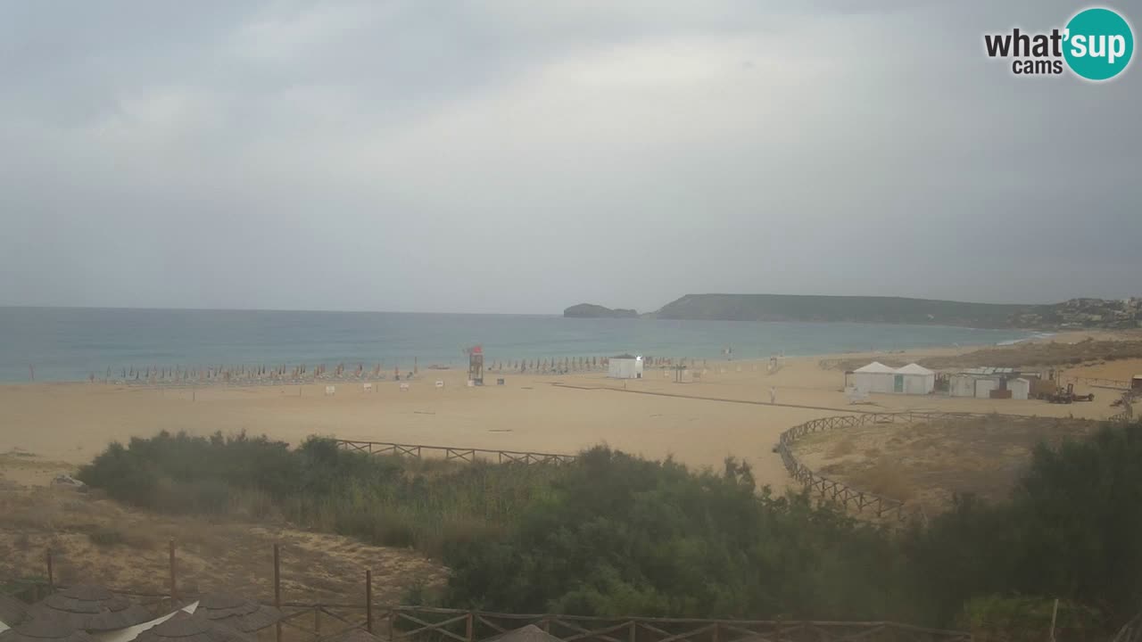 Cámara web Torre dei Corsari – Vista en directo de la playa desde Punta Usai