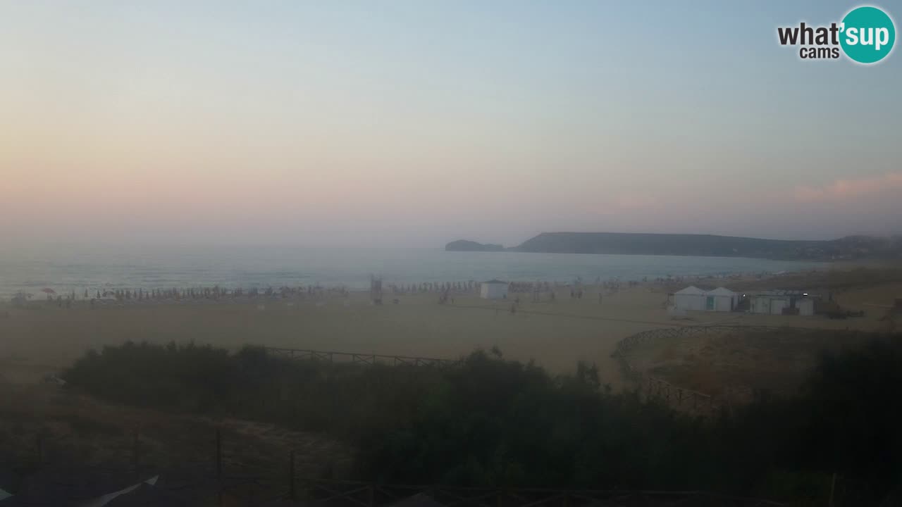 Webcam Torre dei Corsari – Vista live sulla spiaggia da Punta Usai