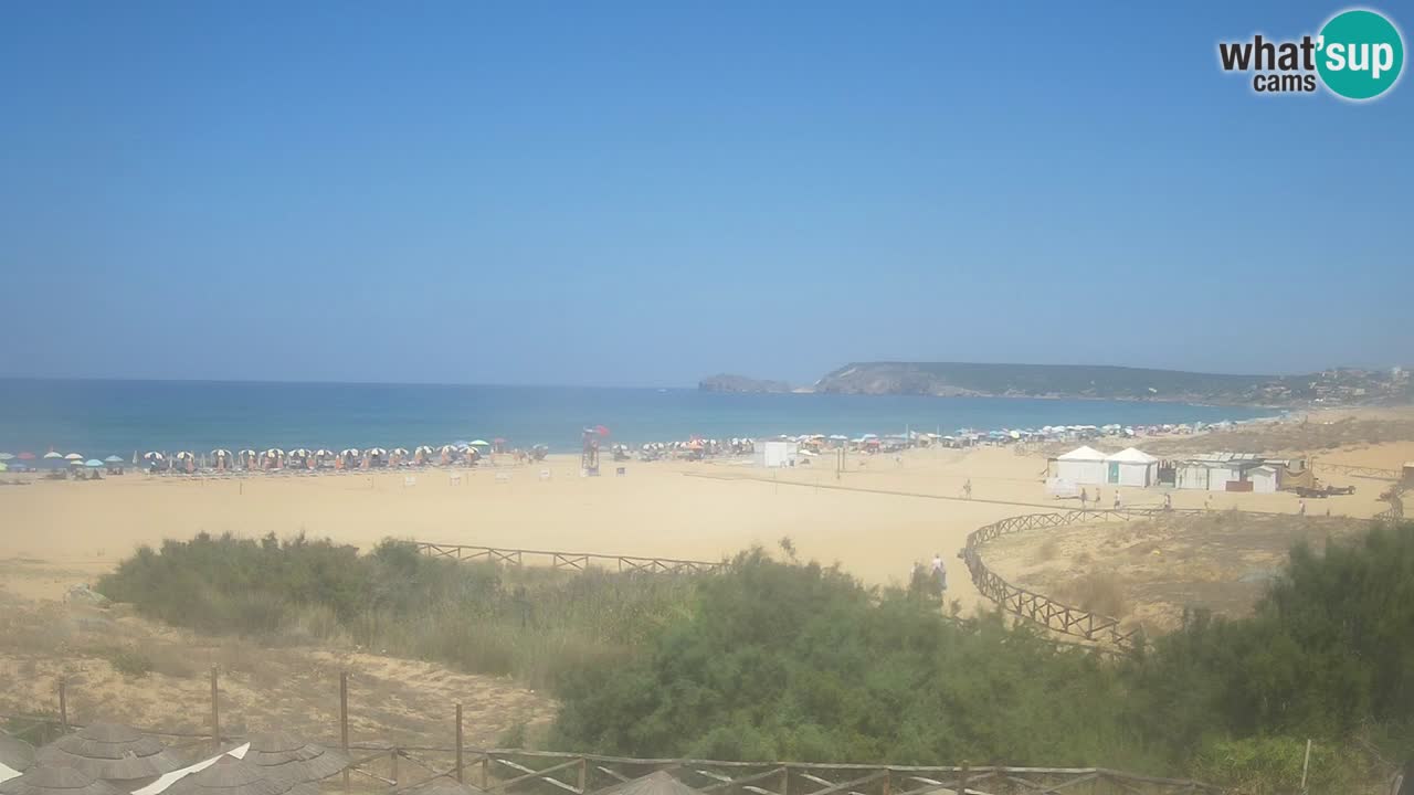 Webcam Torre dei Corsari – Vue en direct sur la plage depuis Punta Usai