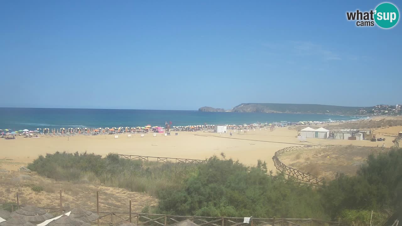 Webcam Torre dei Corsari – Vue en direct sur la plage depuis Punta Usai