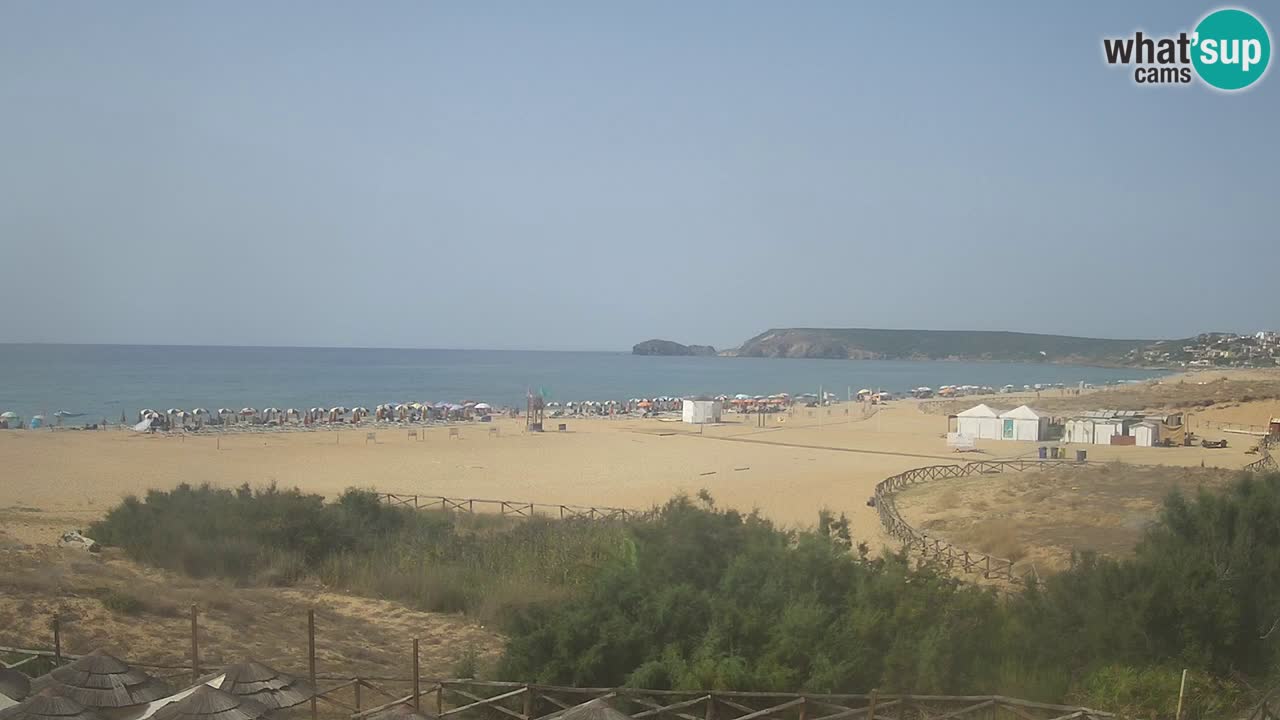 Cámara web Torre dei Corsari – Vista en directo de la playa desde Punta Usai
