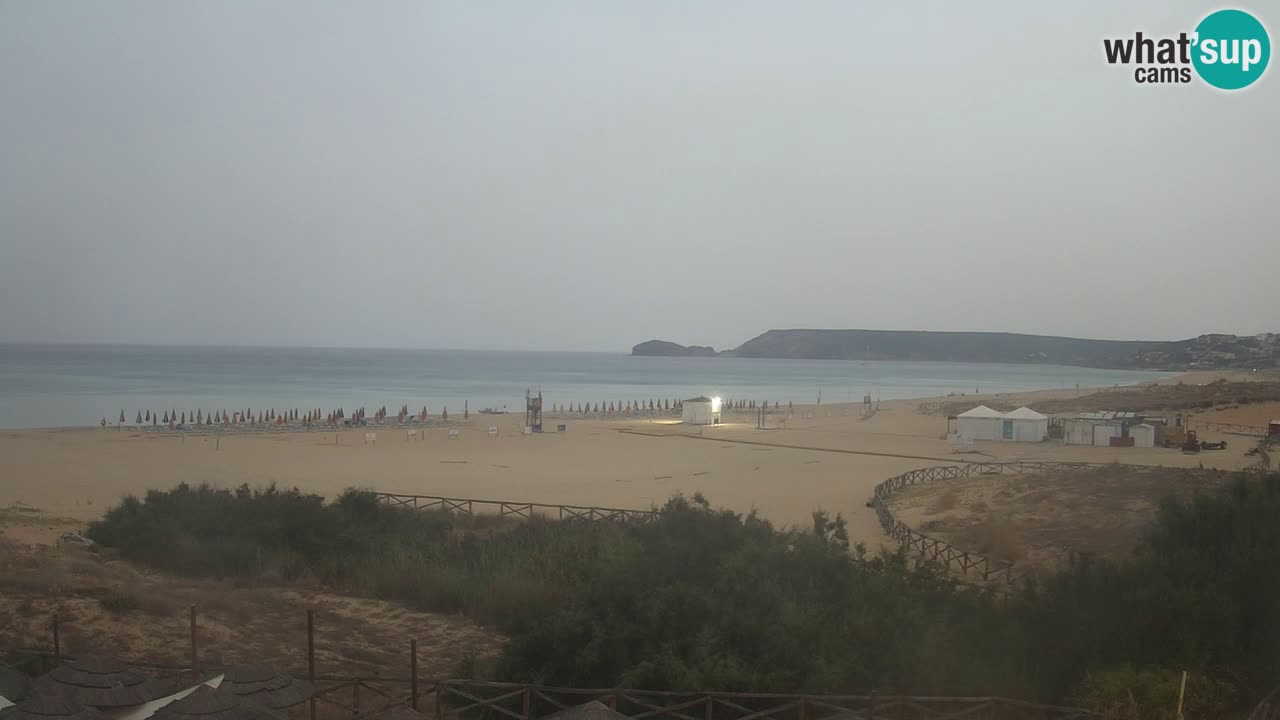 Webcam Torre dei Corsari – Vue en direct sur la plage depuis Punta Usai