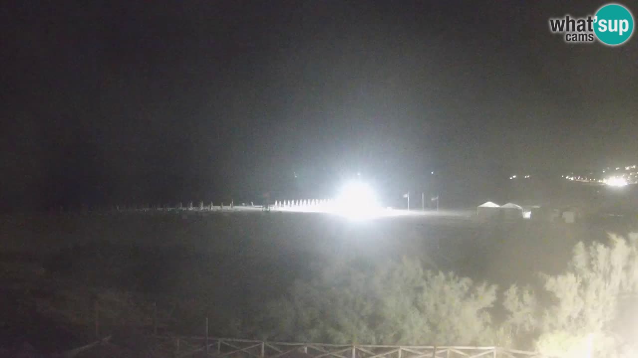 Webcam Torre dei Corsari – Liveblick auf den Strand von Punta Usai