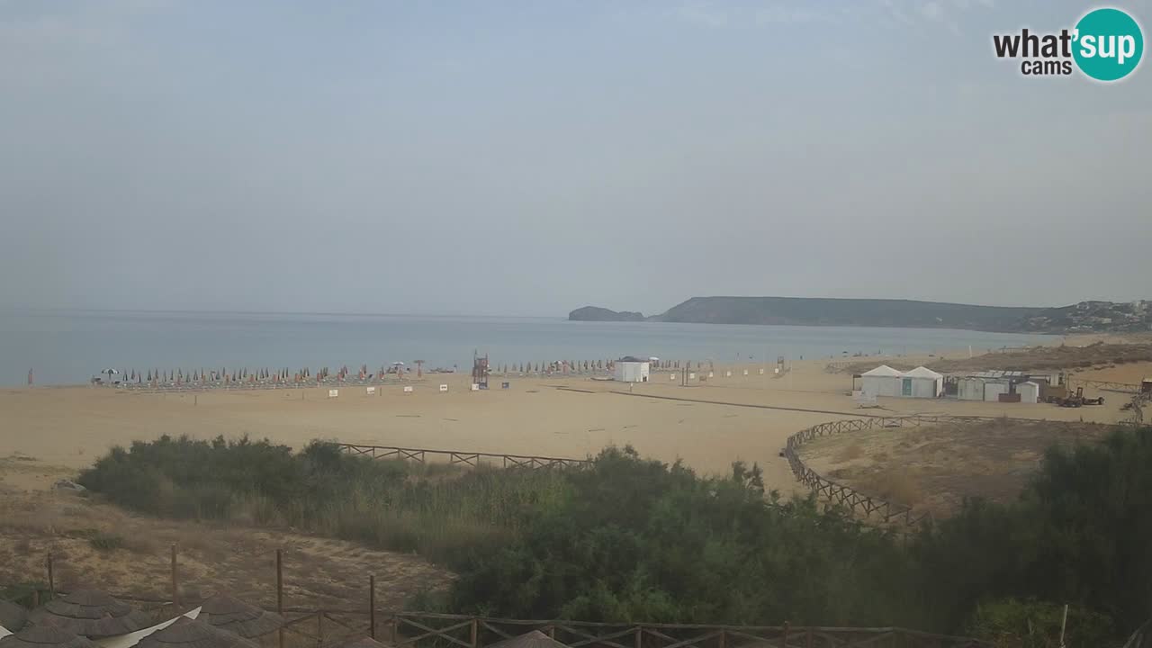 Webcam Torre dei Corsari – Vista live sulla spiaggia da Punta Usai