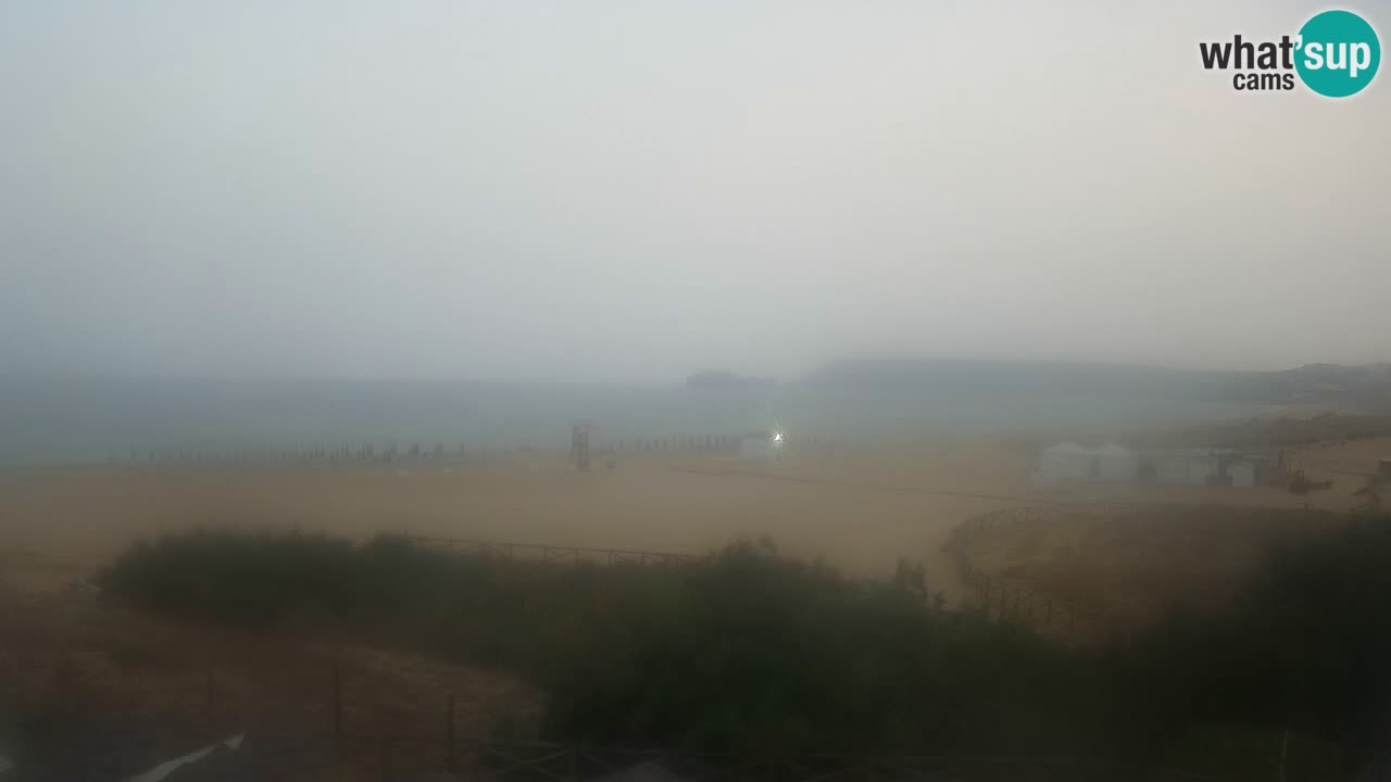 Cámara web Torre dei Corsari – Vista en directo de la playa desde Punta Usai