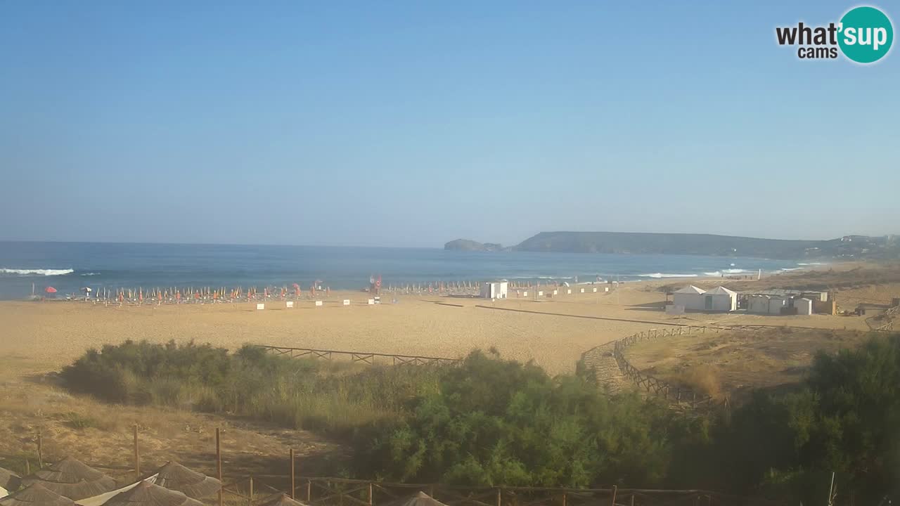 Webcam Torre dei Corsari – Live Beach View from Punta Usai