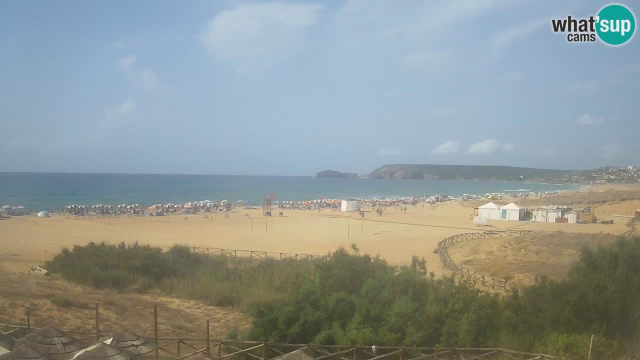 Webcam Torre dei Corsari – Vista live sulla spiaggia da Punta Usai