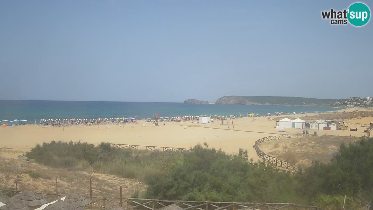 Webcam Torre dei Corsari – Vista live sulla spiaggia da Punta Usai