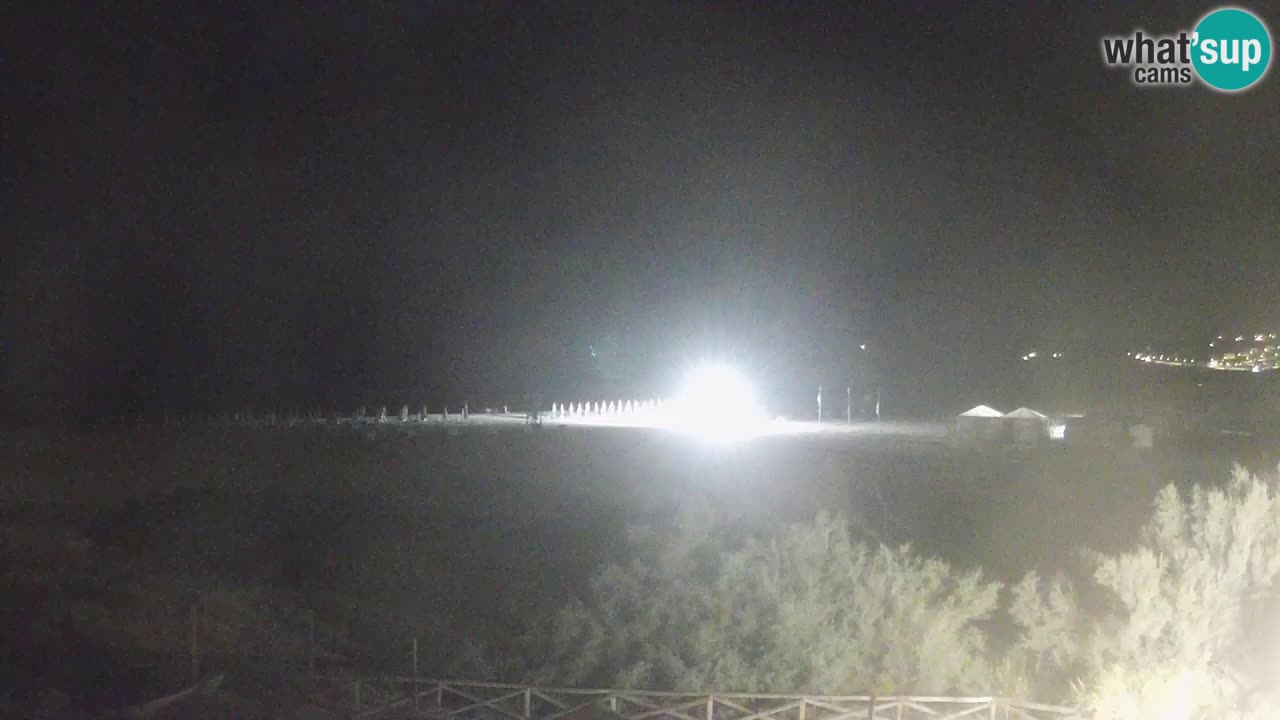 Webcam Torre dei Corsari – Vista live sulla spiaggia da Punta Usai