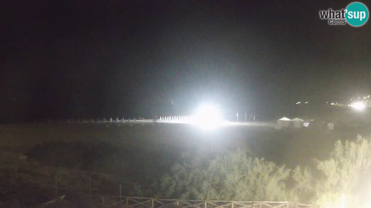 Cámara web Torre dei Corsari – Vista en directo de la playa desde Punta Usai