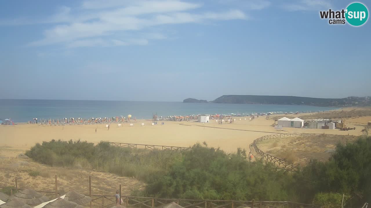Webcam Torre dei Corsari – Vista live sulla spiaggia da Punta Usai