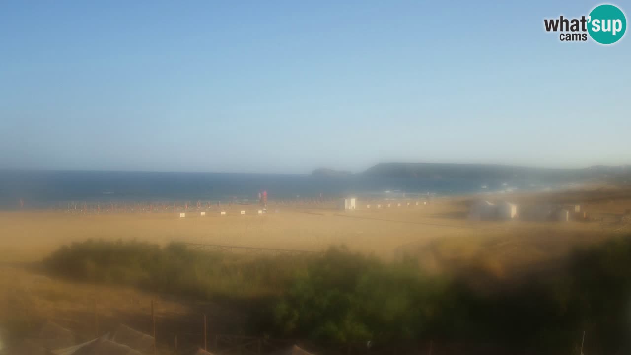 Webcam Torre dei Corsari – Vue en direct sur la plage depuis Punta Usai