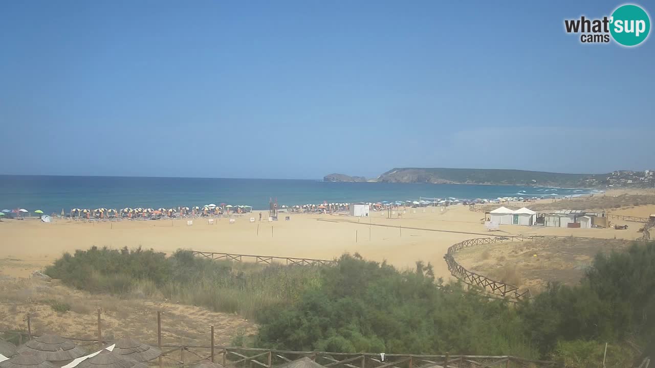 Webcam Torre dei Corsari – Vue en direct sur la plage depuis Punta Usai