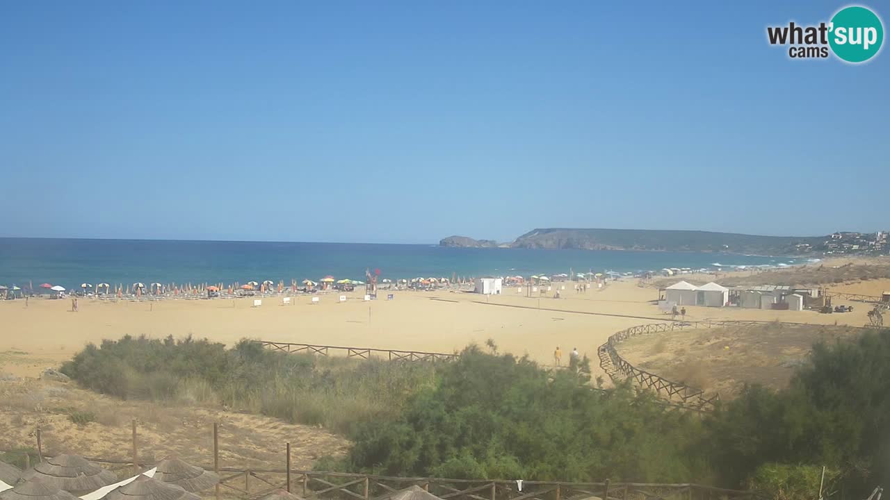 Webcam Torre dei Corsari – Vue en direct sur la plage depuis Punta Usai