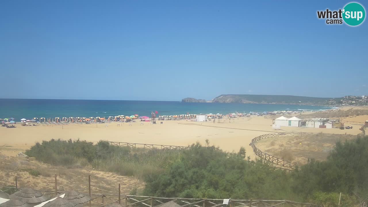 Webcam Torre dei Corsari – Live Beach View from Punta Usai